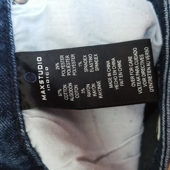 (10) Max Studio Indigo High Rise Skinny Fit Denim Jeans ❤Classic❤ Weekend - Picture 9 of 11